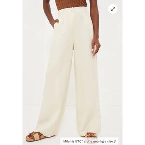 Tuckernuck Cream Wide-Leg Pants